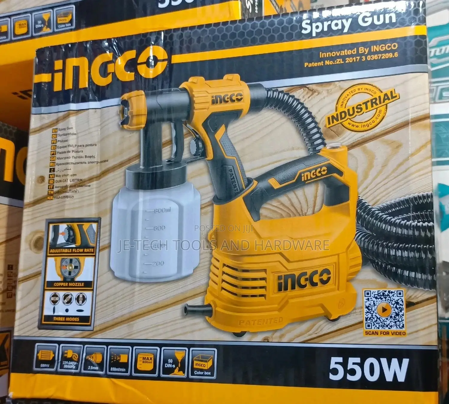 550W Professional Ingco Spray Gun