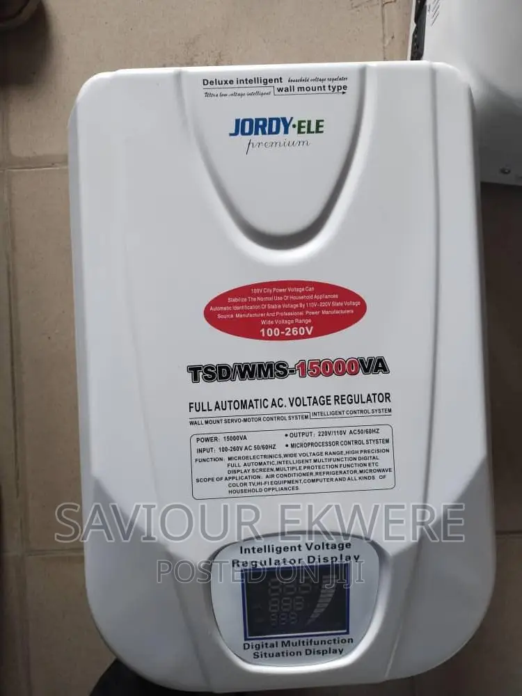 15kva Single Phase - 100v - 260v Servo Central Stabilizer