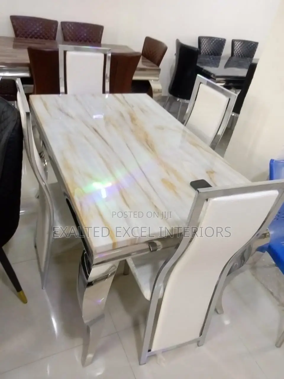 Top Quality Four Seater Mable Dining