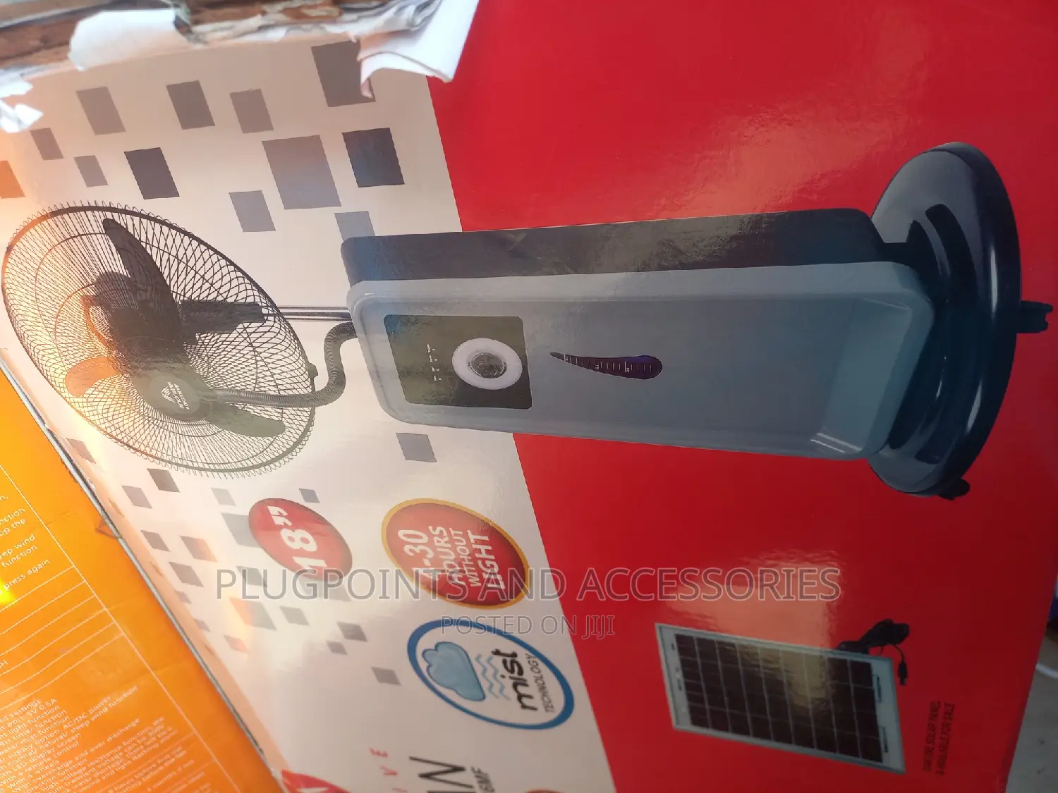 18" Andrakk Mist Rechargeable Fan Clearance Sales