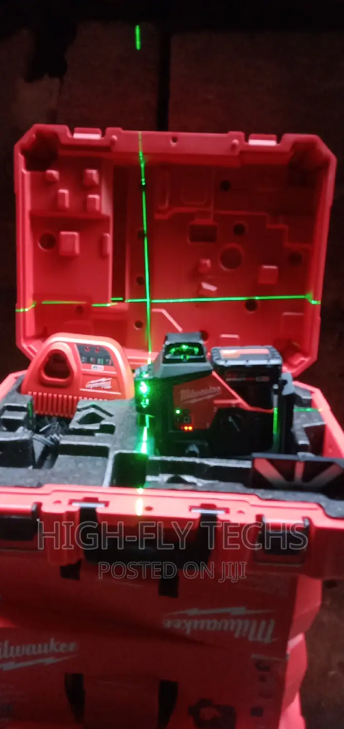 M12TM Green 360° 3-Plane Laser Kit