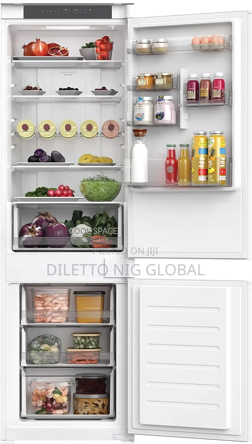 Hoover Hobt3518fwk Integrated Cabinet Smart Fridge Freezer