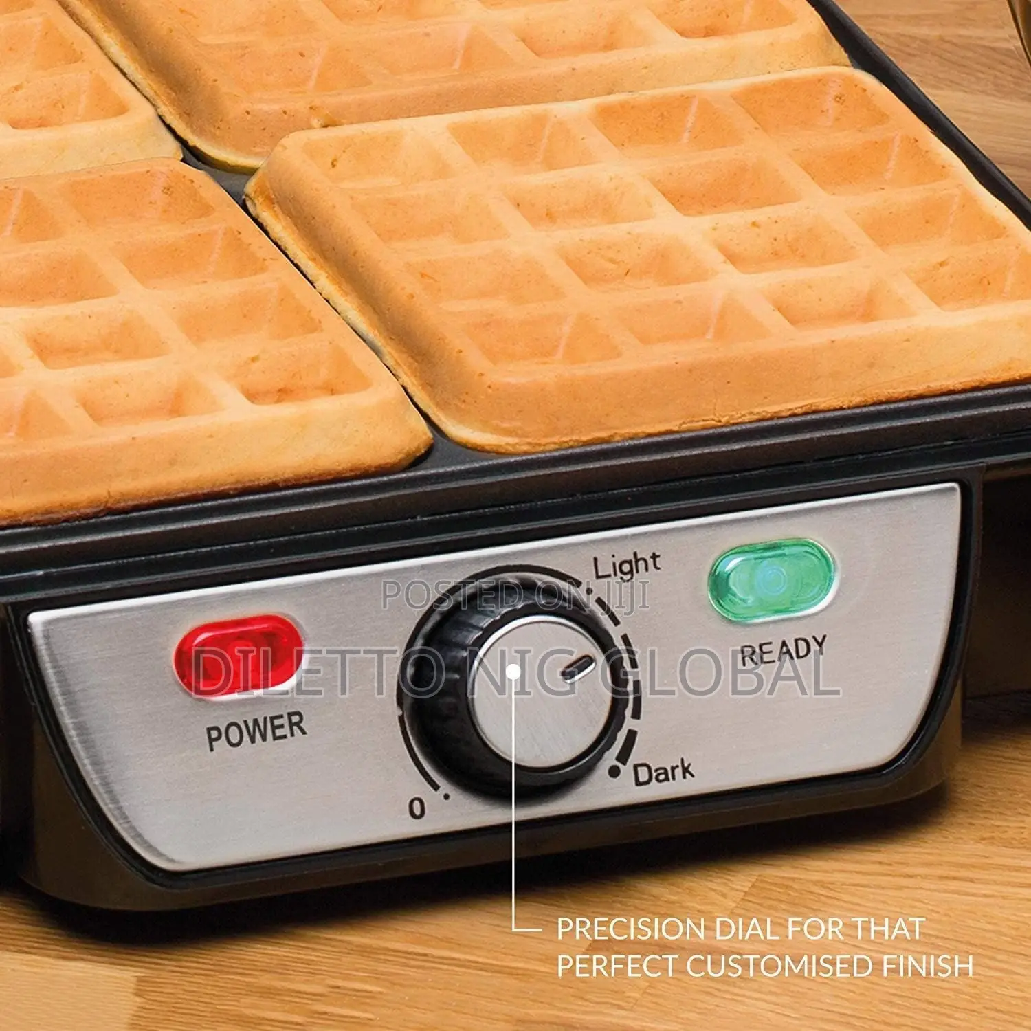 Andrew James Belgian 4 Slice Non Stick Waffle Maker