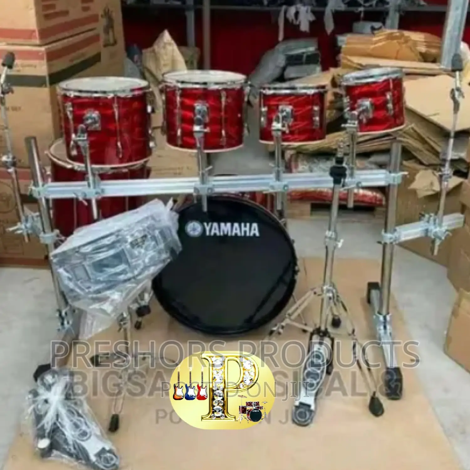 7 Set Yamaha Drum Set