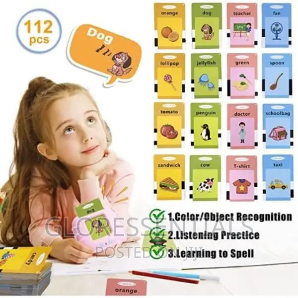 English Learning Educational Machine With Sounds and Card