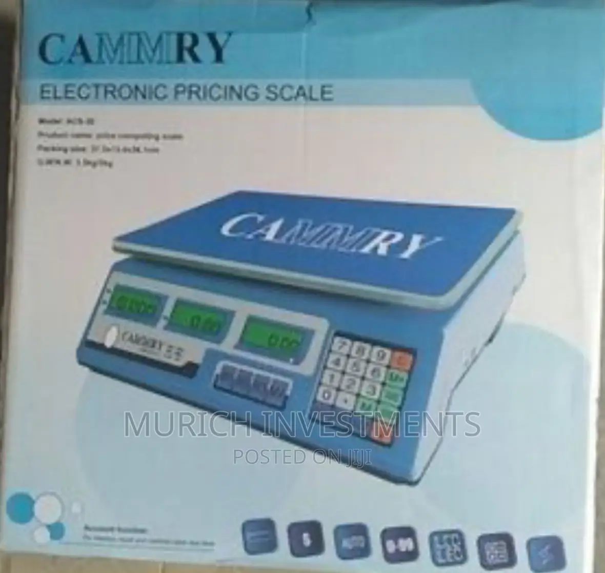 Cammry Digital Pricing Scale - 40KG
