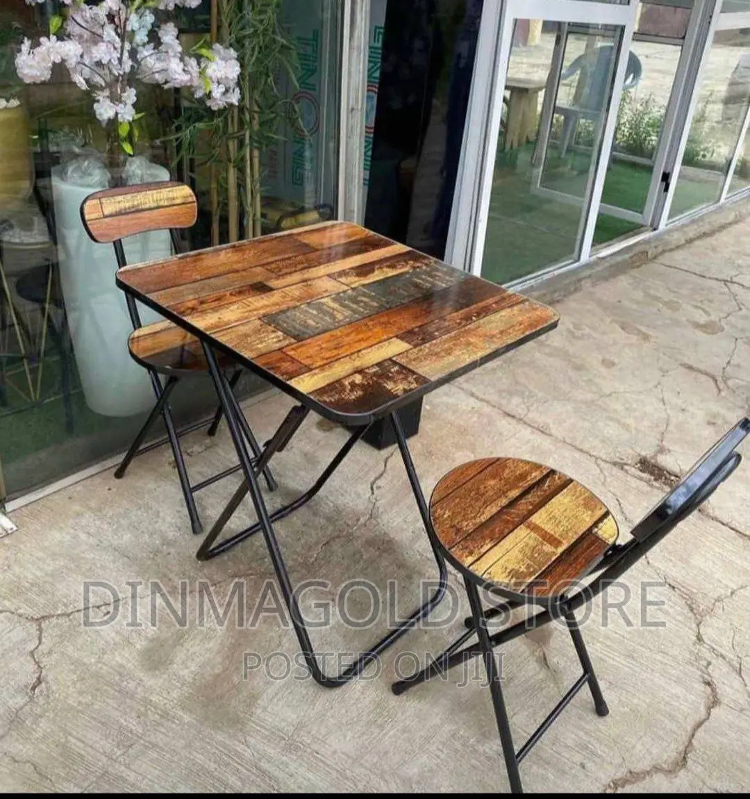 Table and Two Chairs