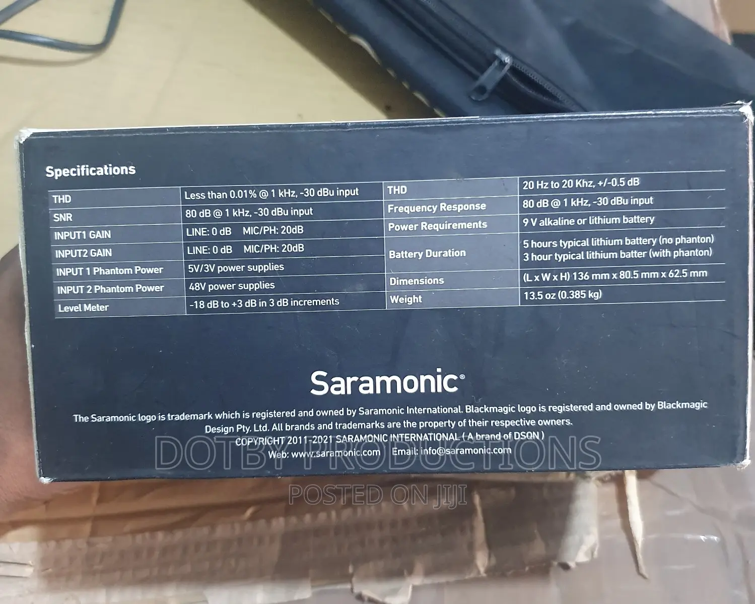 Saramonic SR-PAX2 Audio Mixer