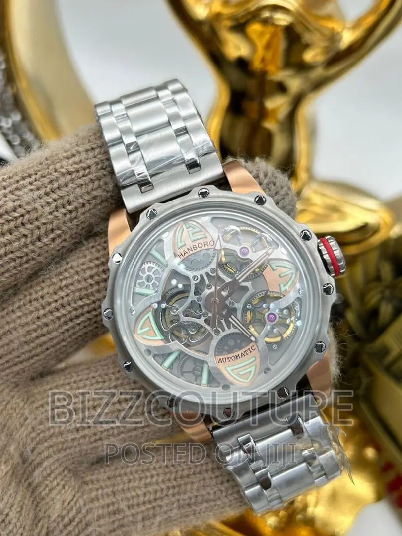 Original HANBORO Mechanical Silver Chain Available In Store