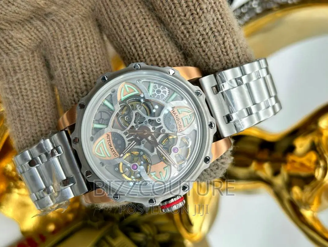 Original HANBORO Mechanical Silver Chain Available In Store