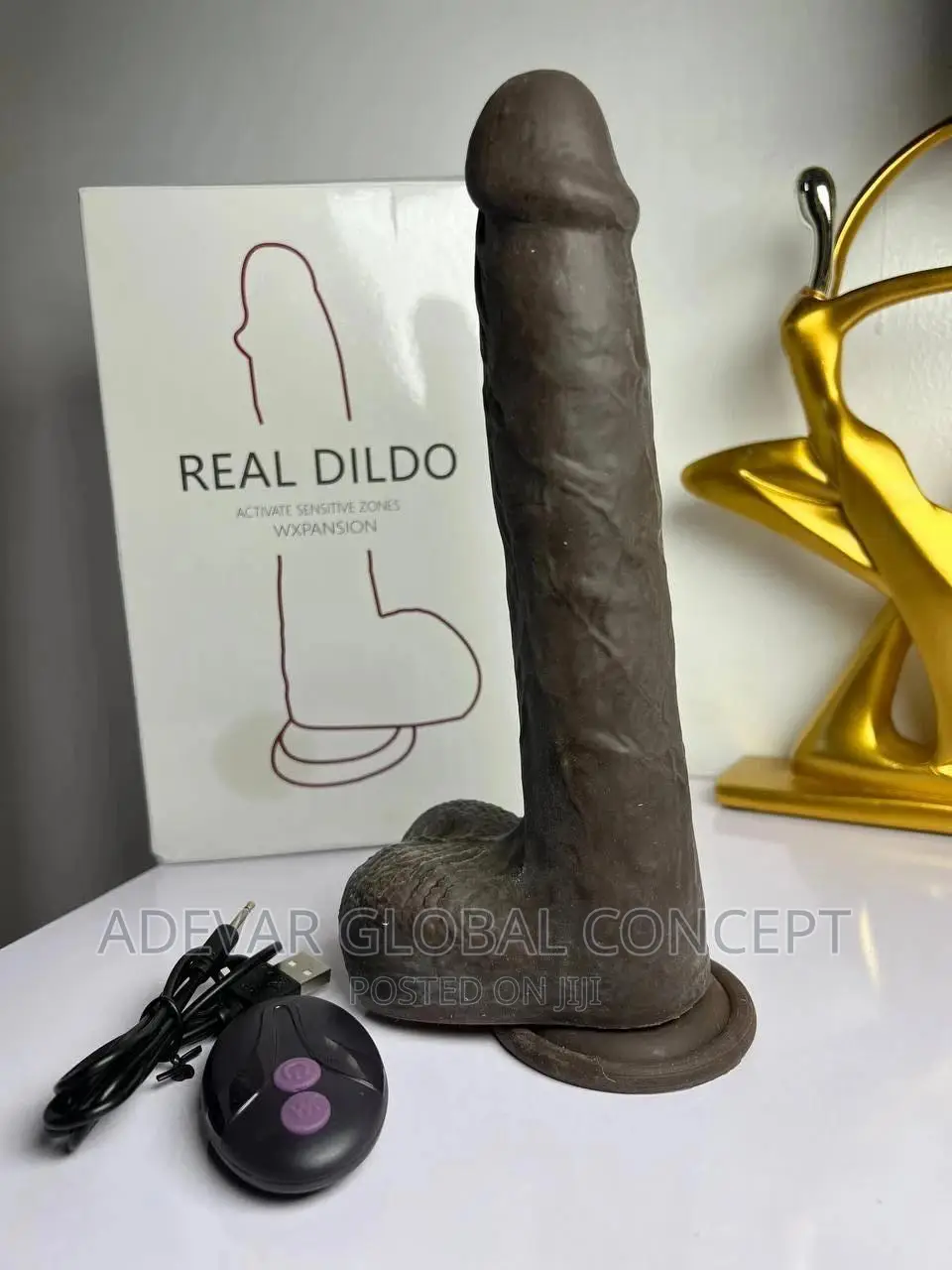 Black Mamba Thrusting Dildo Vibrator Sex Toy for Women