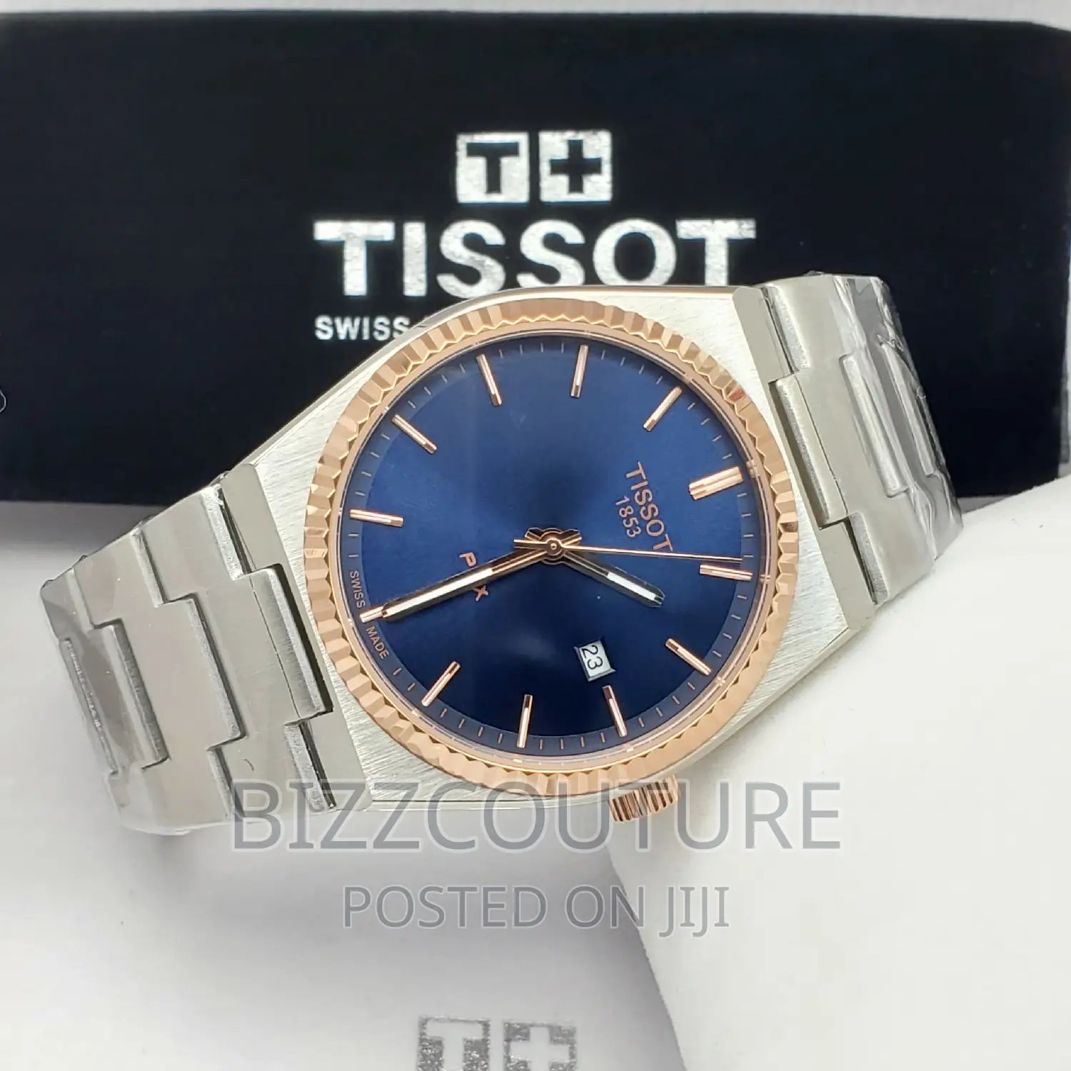 Original TISSOT Silver Steel Chain Watch Available in Store