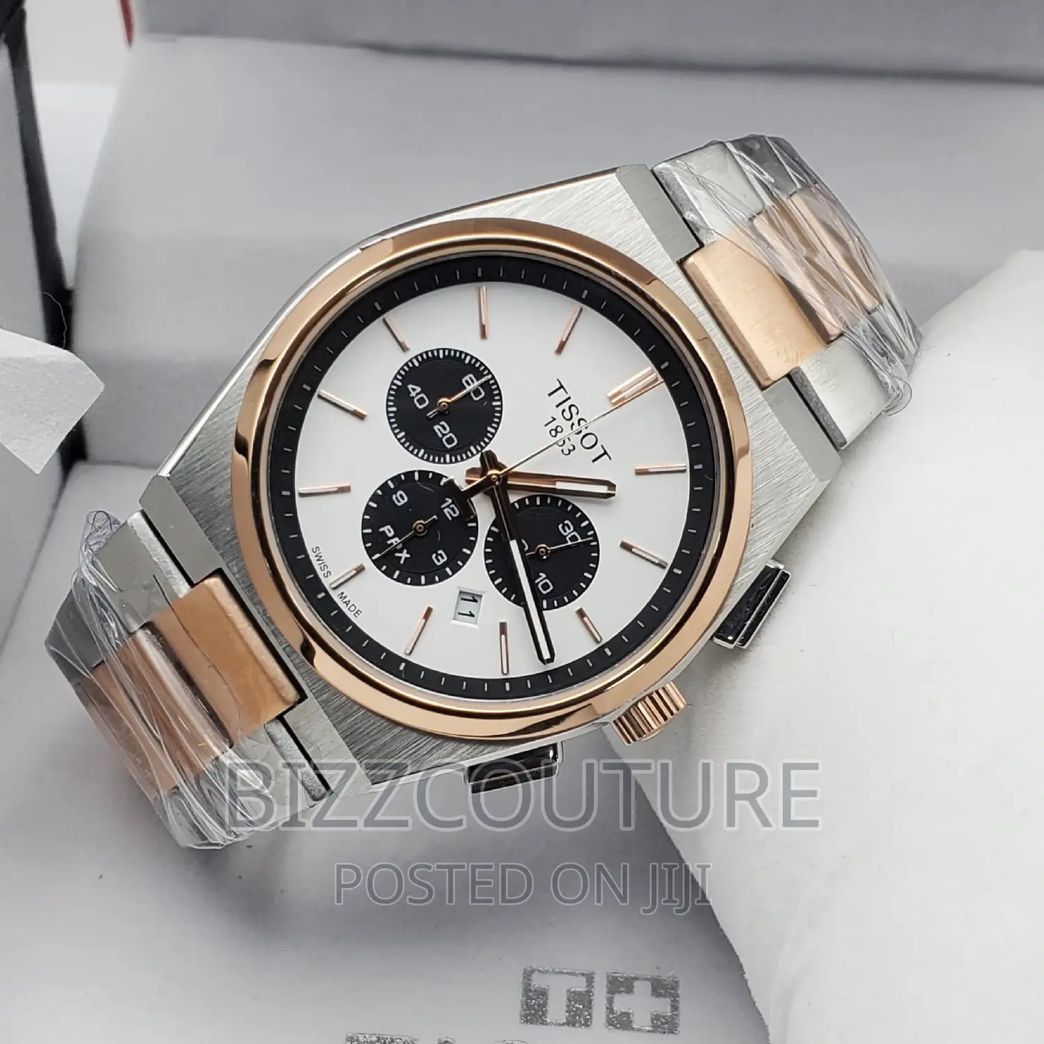 Original TISSOT Silver Steel Chain Watch Available in Store