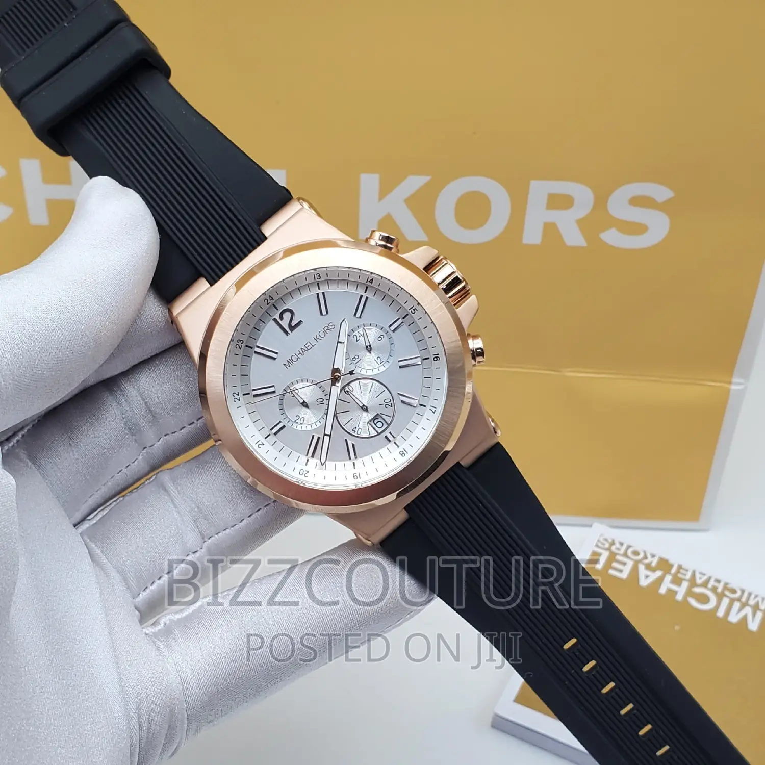Original MICHAEL KORS Rubber Strap Watch Available in Store
