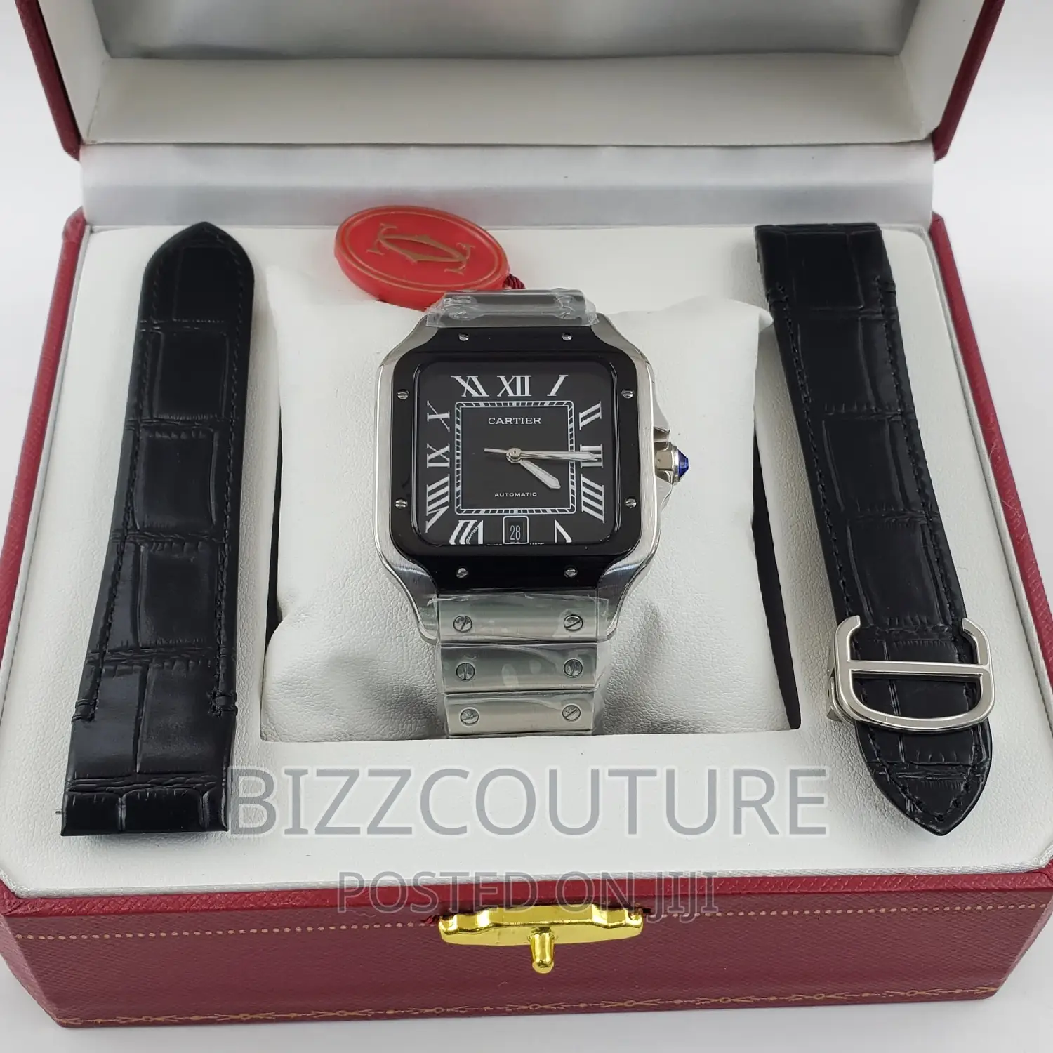 Original CARTIER Silver Steel Chain Watch Available in Store