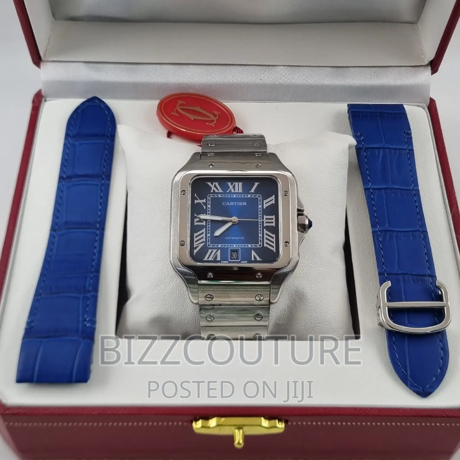 Original CARTIER Silver Steel Chain Watch Available in Store