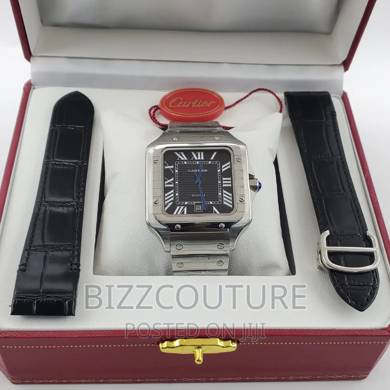 Original CARTIER Silver Steel Chain Watch Available In Store
