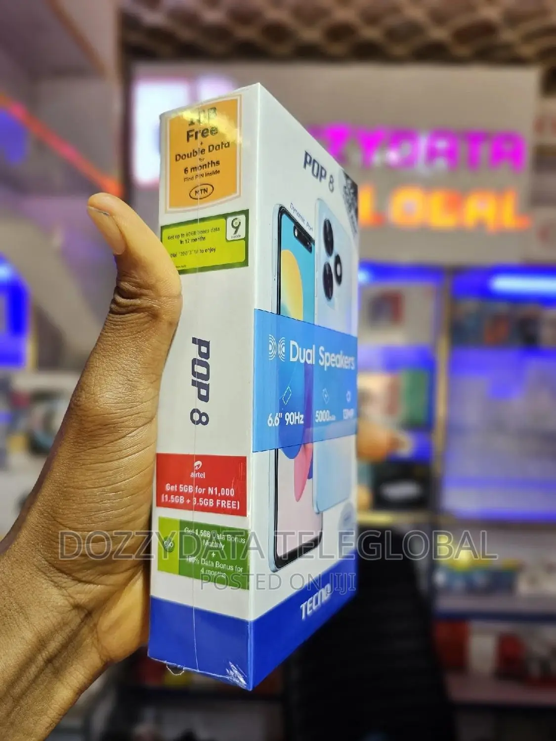 New Tecno Pop 8 64 GB Black