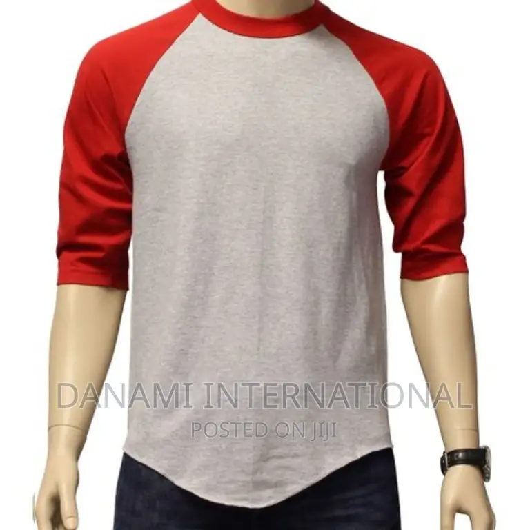Danami 3/4 Sleeve Round Neck Baseball T Shirt