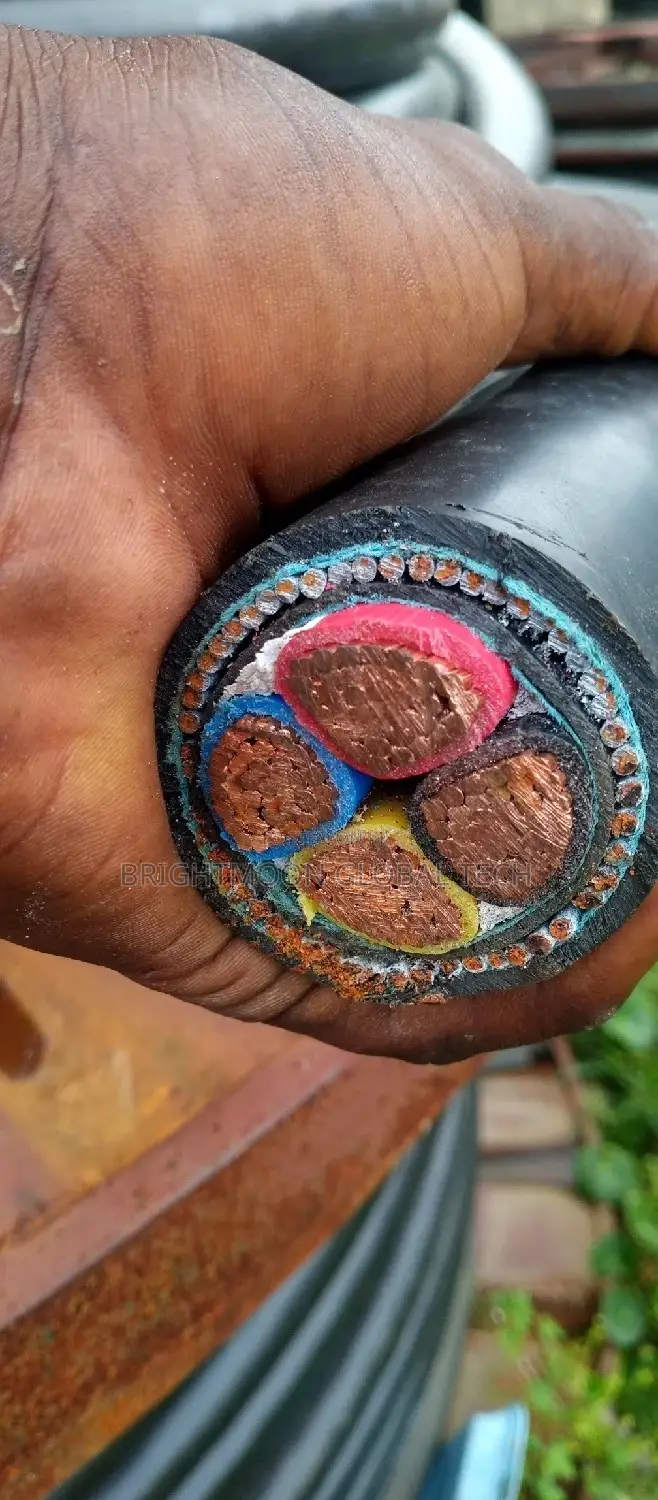 185mm 4core Nigerchin Armoured Cable and Wires a/M