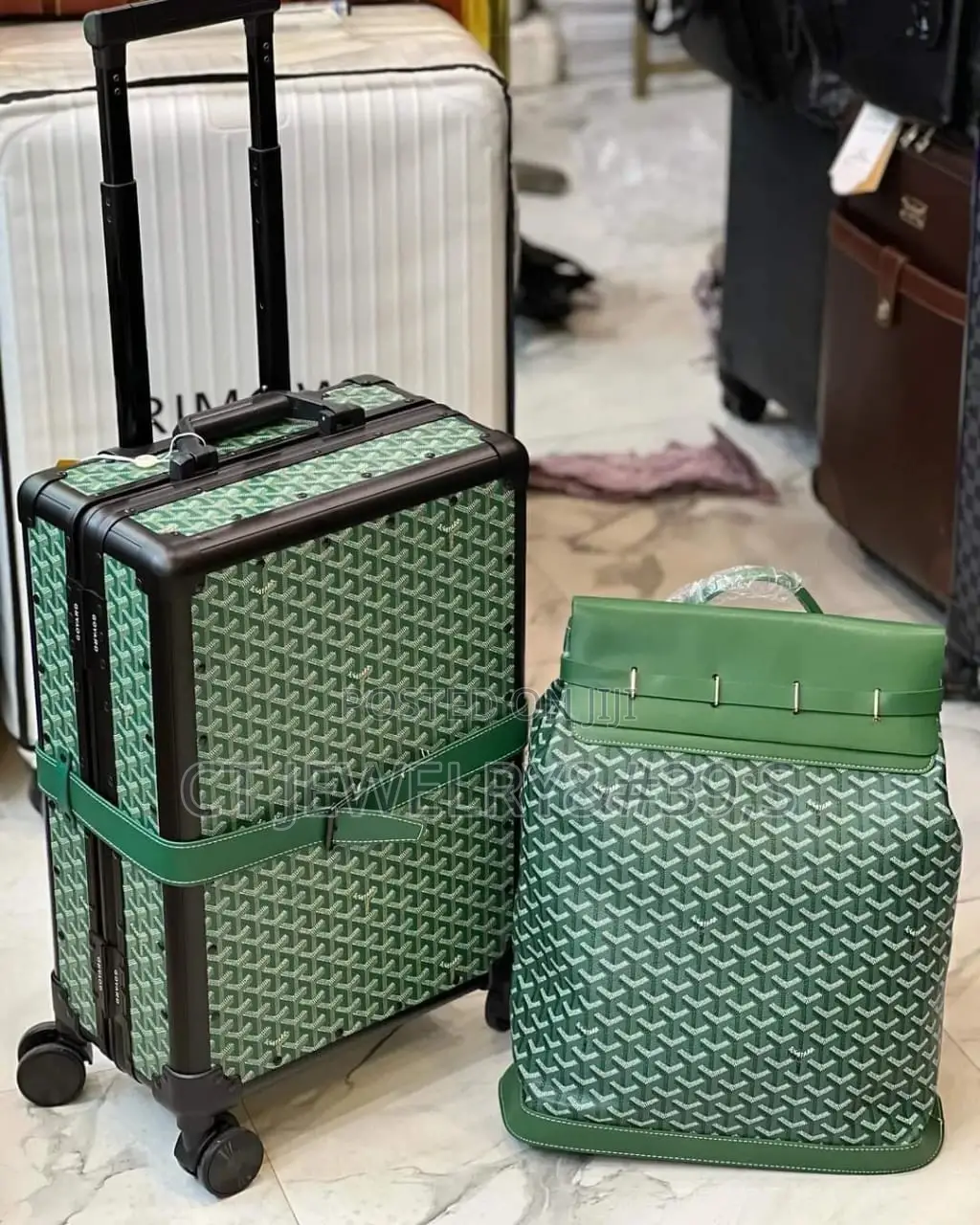High Classic Goyard Traveling Boxes Set For Unisex