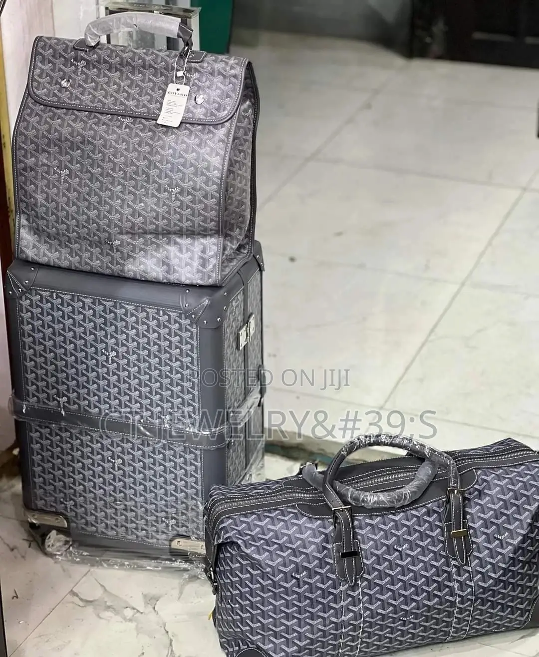 High Classic Goyard Traveling Boxes Set For Unisex