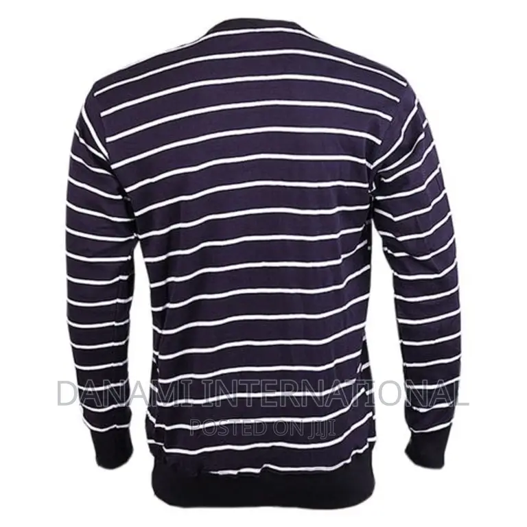 Danami Navy Blue With White Strip Sweatshirt