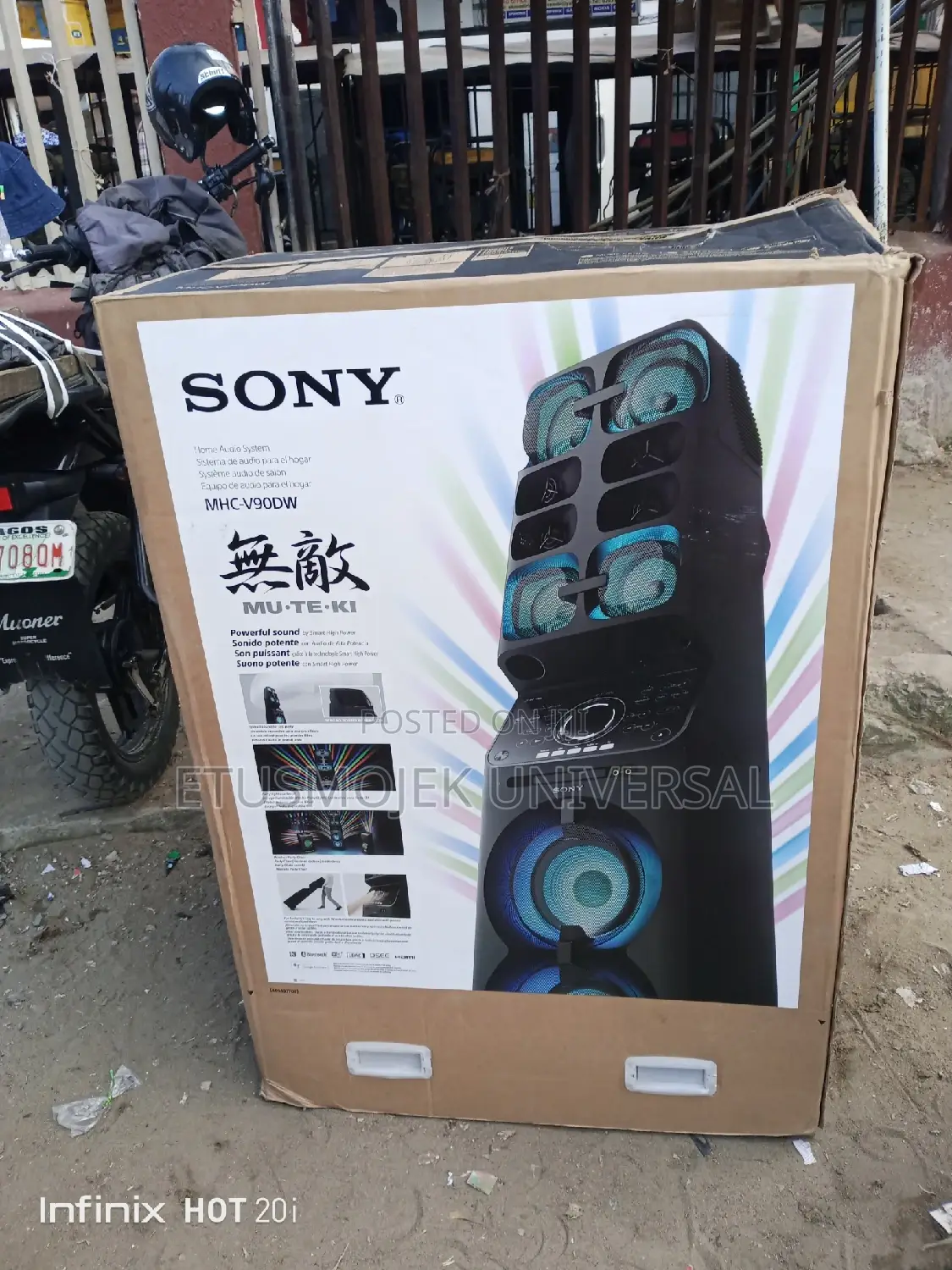 MHC-V90DW-SONY Powerful Home Audio System