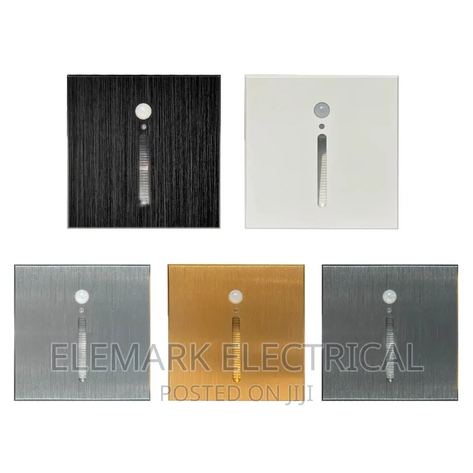 Receased Brushed Silver Staircase Light