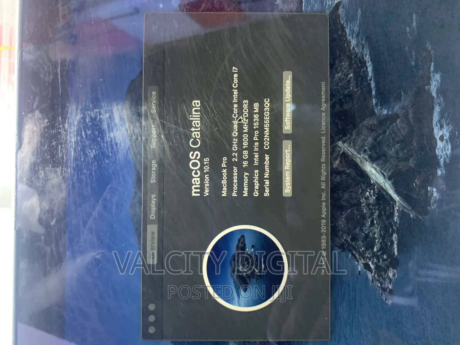 Laptop Apple MacBook Pro 2014 16GB Intel Core I7 SSD 250GB