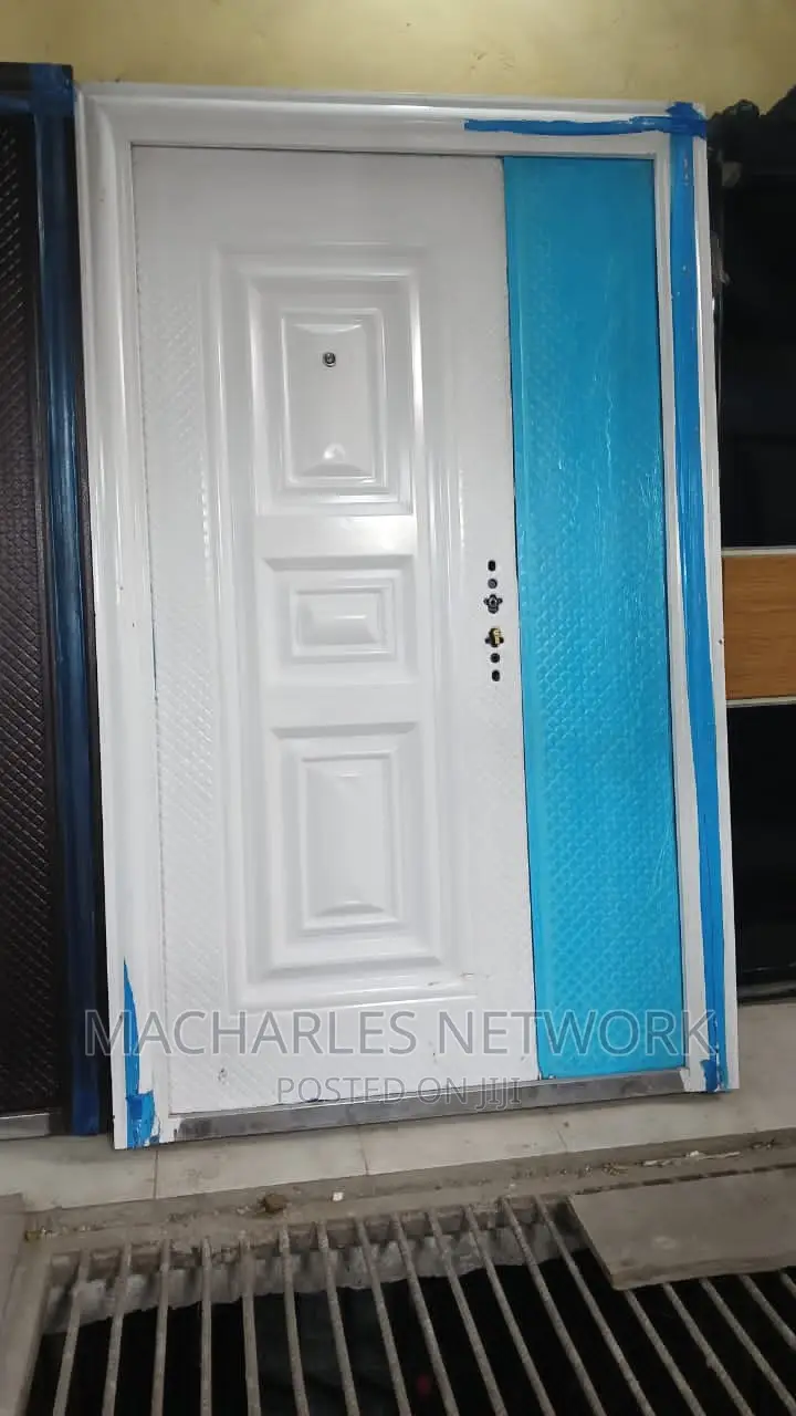 4ft White Steel Door