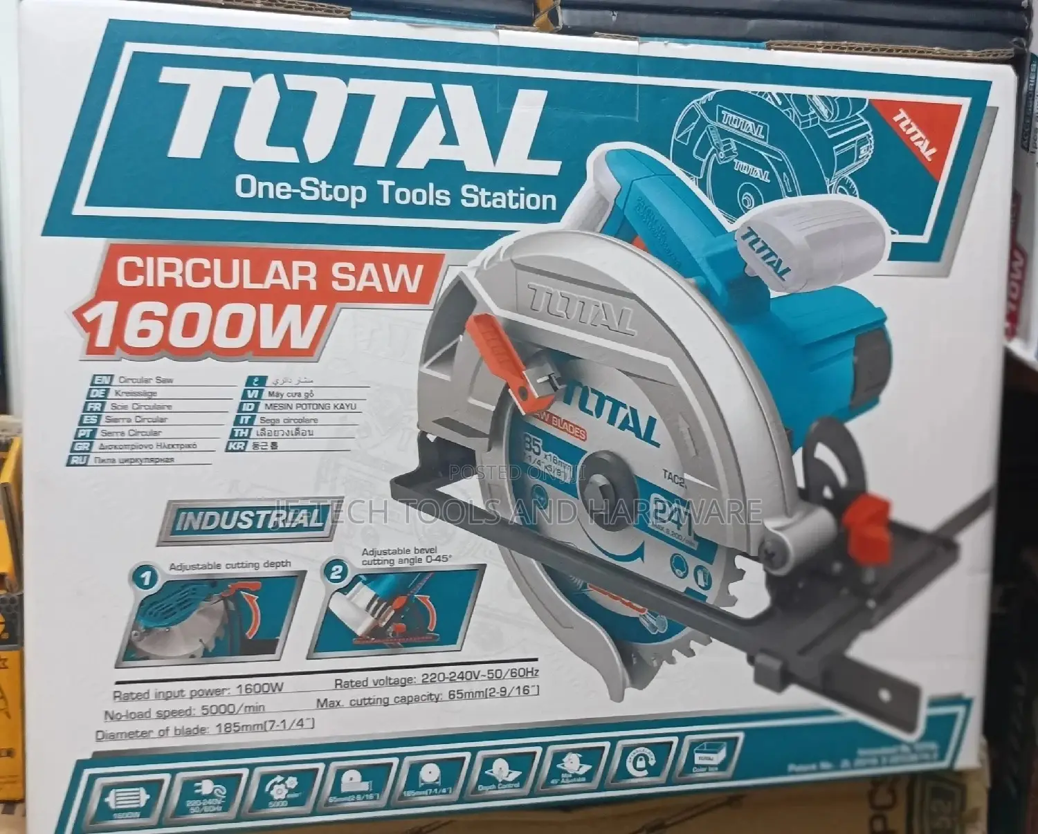 Professional Circular Saw 1600W 185mm (TS1161856)
