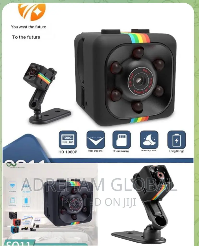 *Mini Rechargeable Sq11 Surveillance HD Dv1080p Camera
