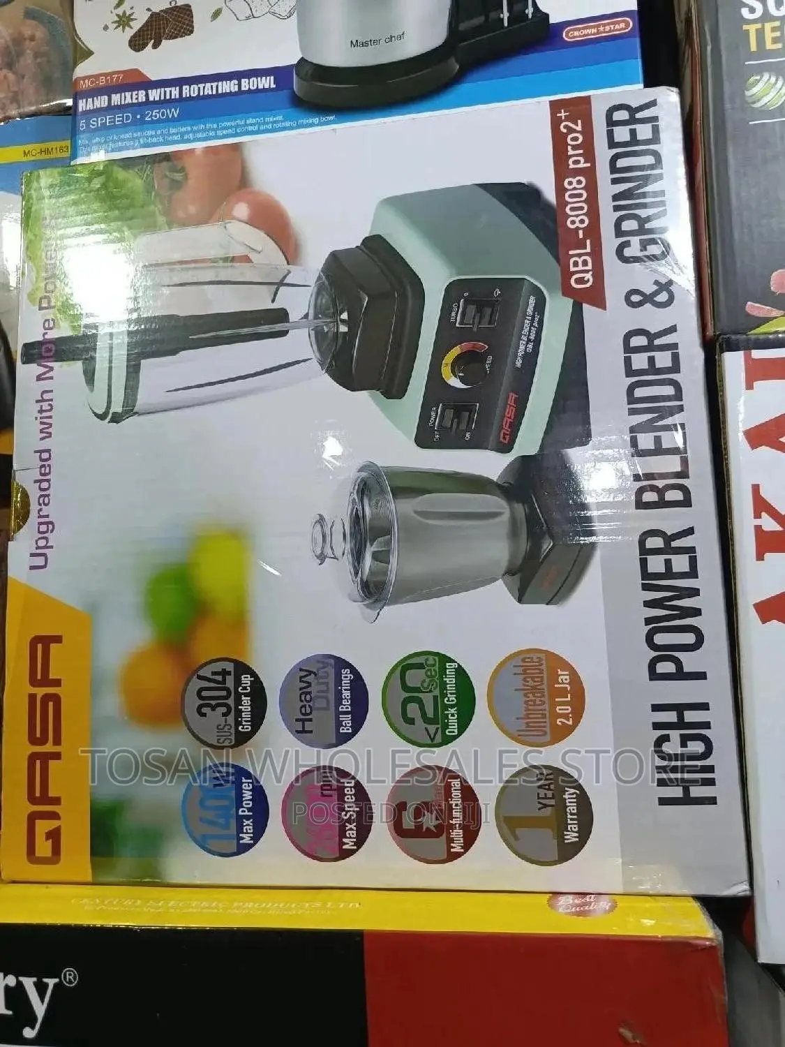 Qasa High Power Blender Grinder | QBL-8008 Pro2