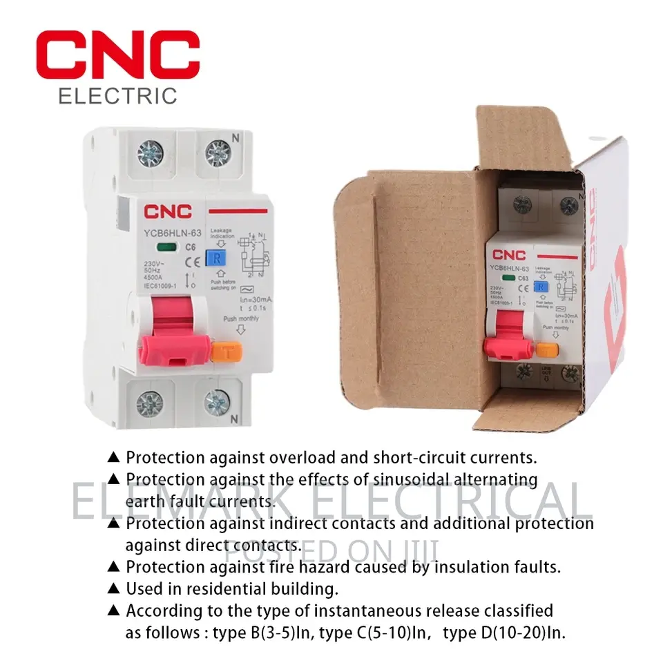 MCB 30ma Current Circuit Breaker With Over Current Leakage