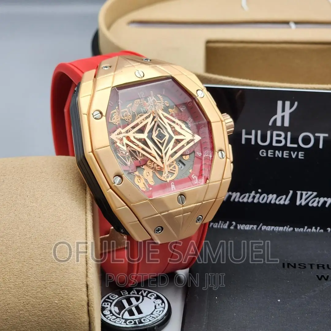 Hublot Rubber Strap Wristwatch