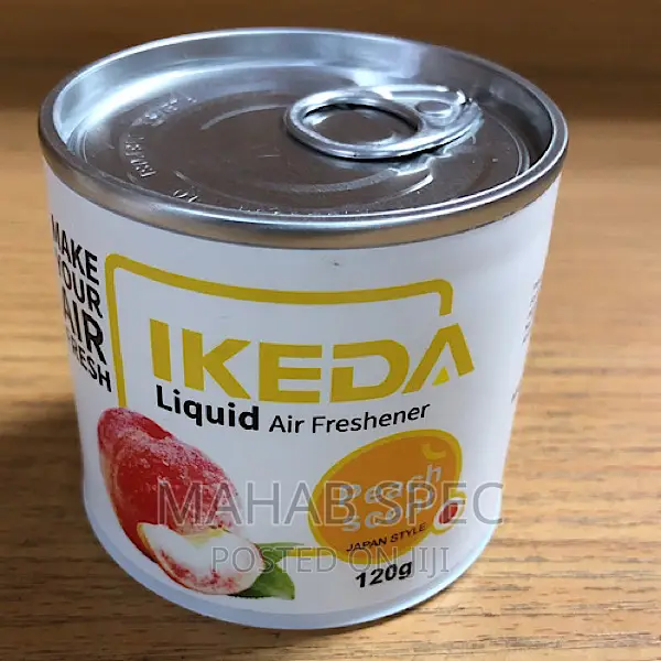 IKEDA Long Lasting Liquid Air Freshener for Car Peach- 120g