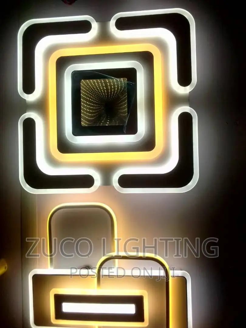 Modern LED Ceiling Light With3 Different Colours of Lightni