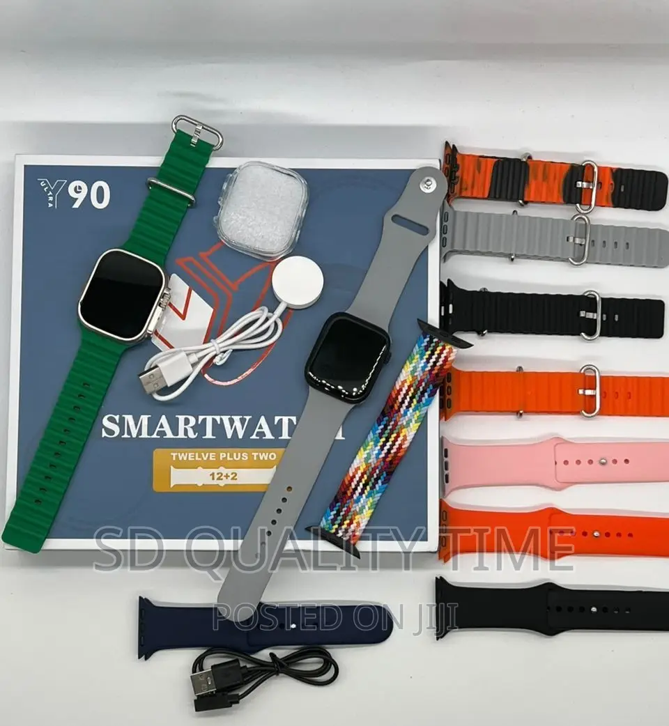 Y90 (2 Smartwatch 10 Straps)