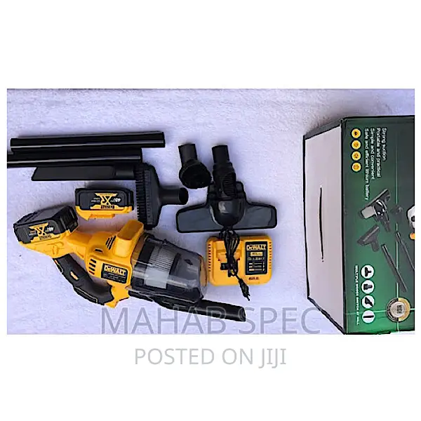 Dewalt 20v Cordless Dry Hand Vacuum Cleaner With 2 Batteries