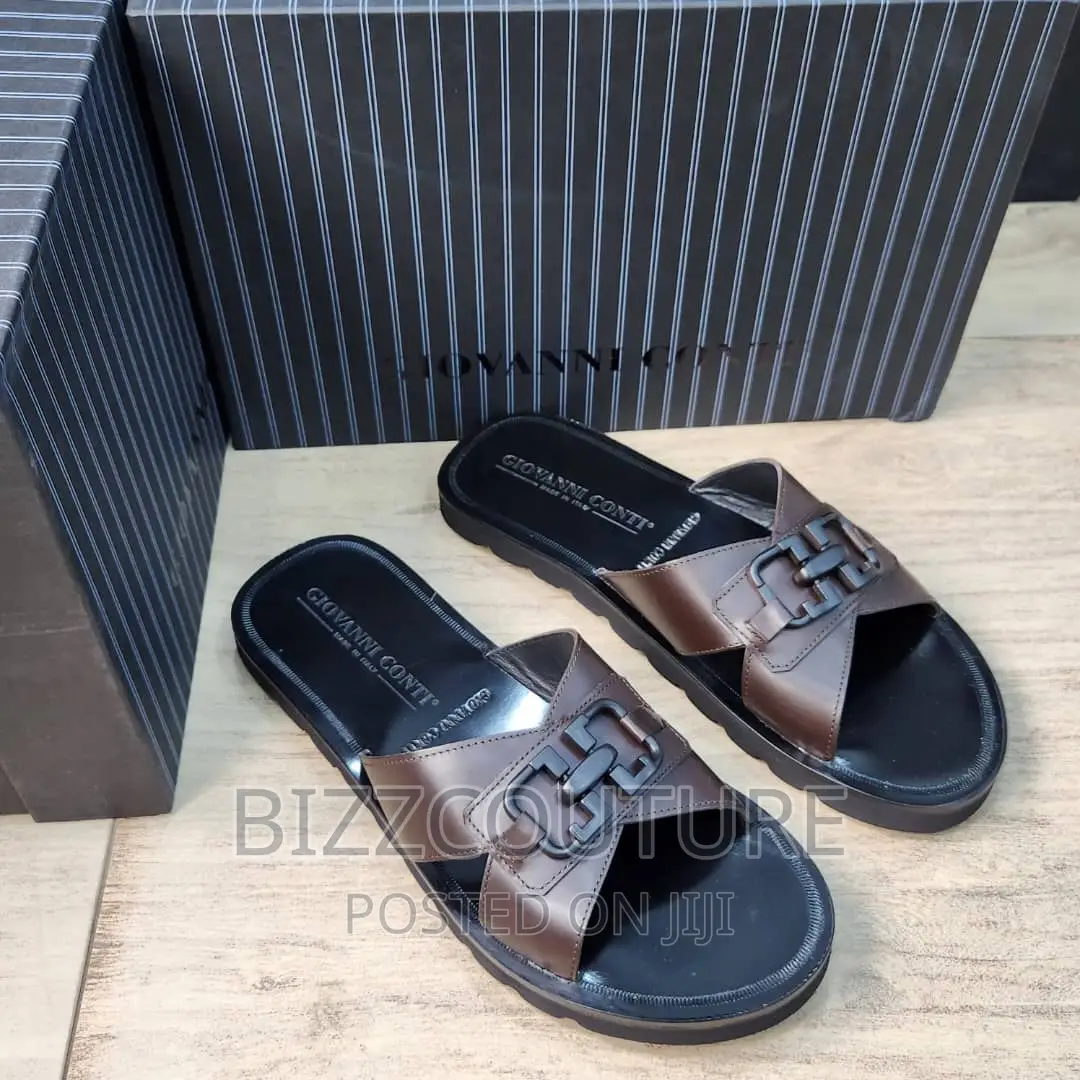 Original Italian GIOVANNI CONTI Slippers Available in Store