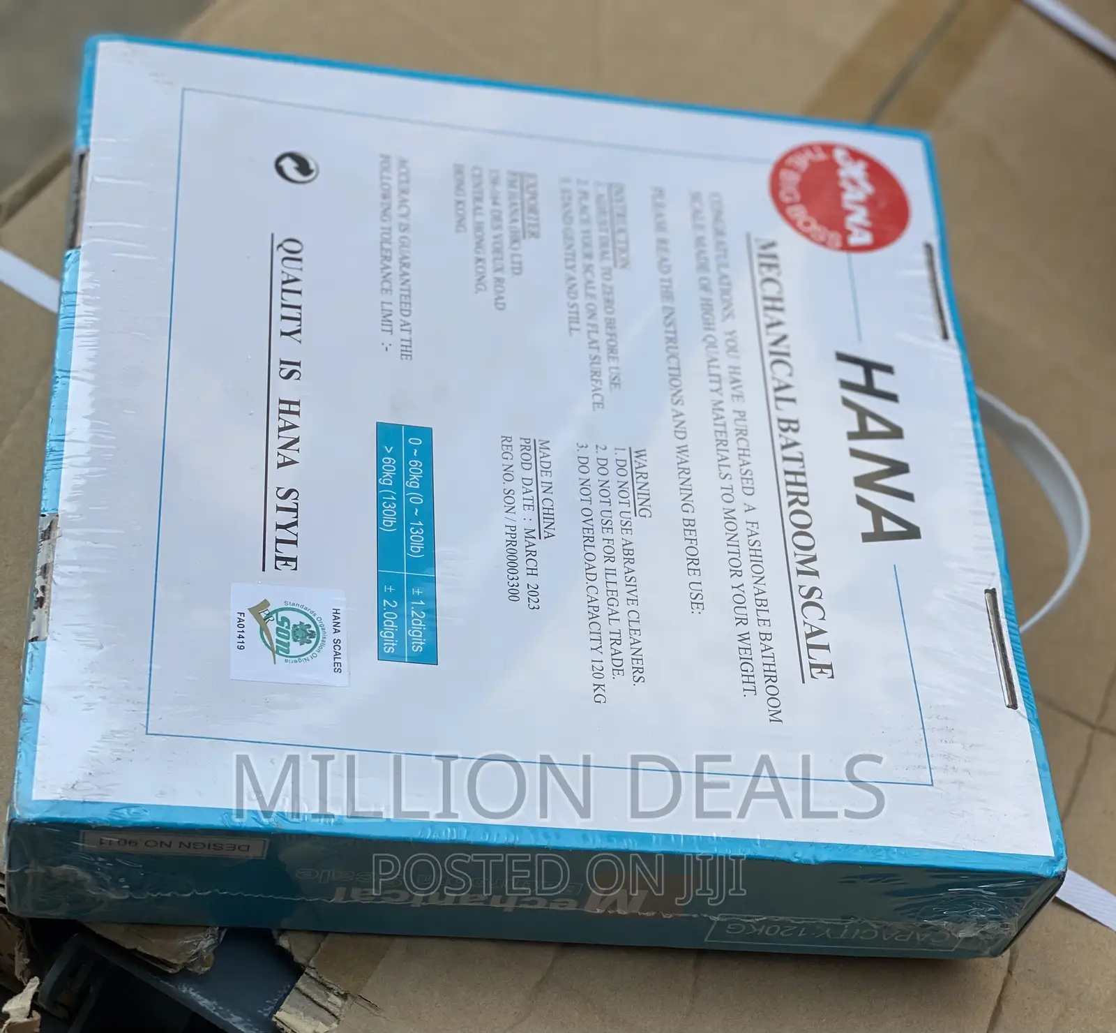 Classic Unique Portable 120kg Mechanical Bathroom Scale