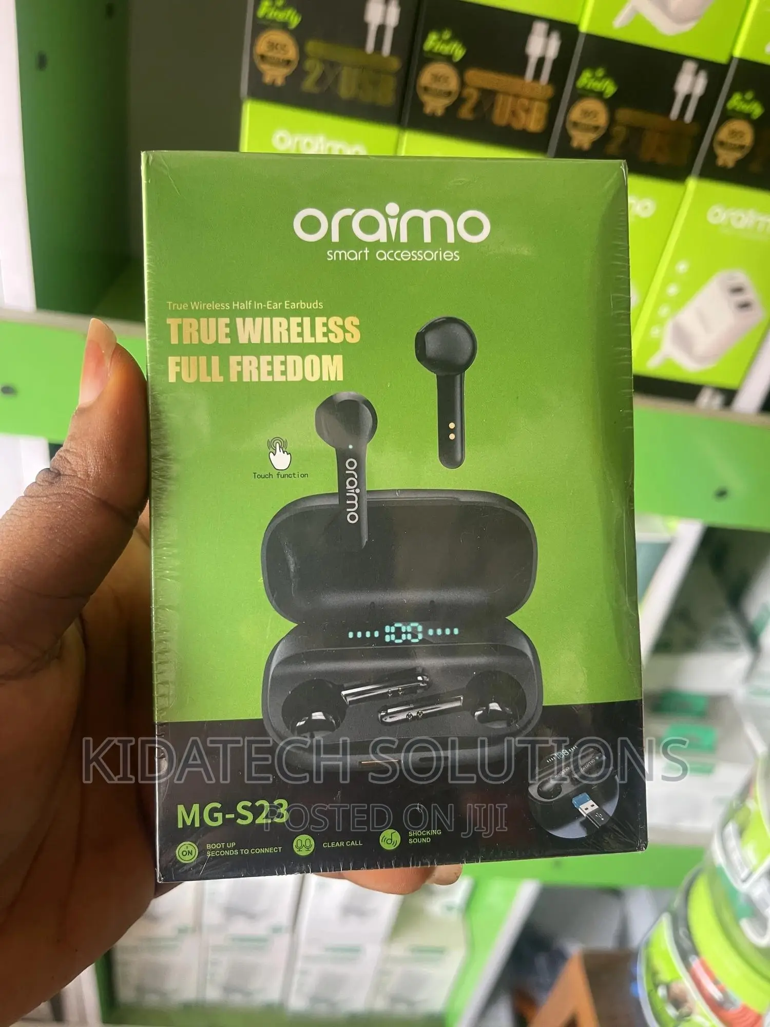 Oraimo Half in Ear Earbuds(Mg-S23)