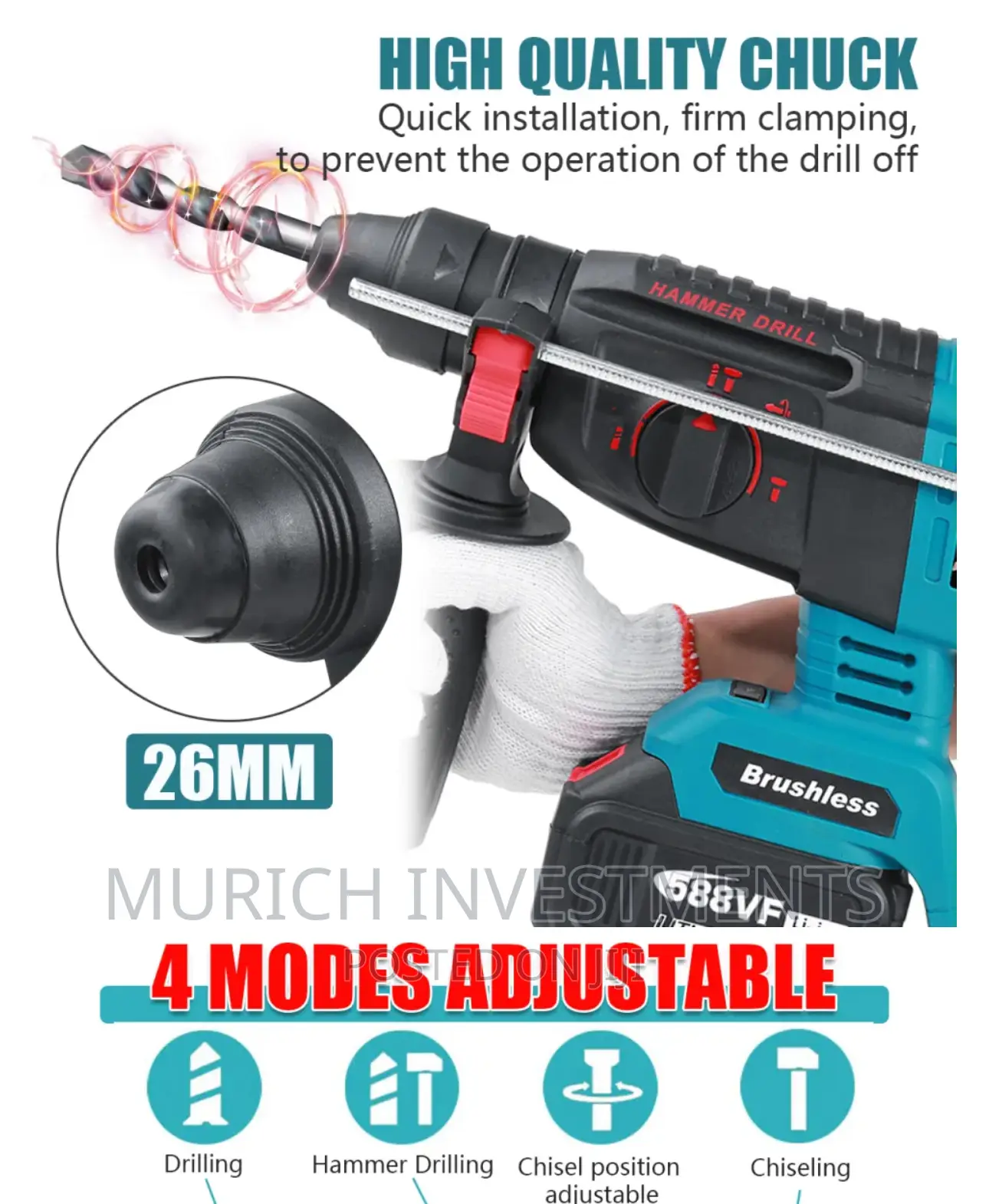 Multi-Functional Makita 4 in 1 Combination
