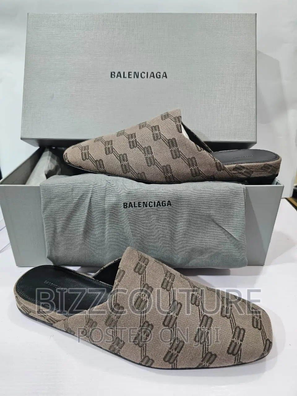 Original BALENCIAGA Half Shoes Available in Store