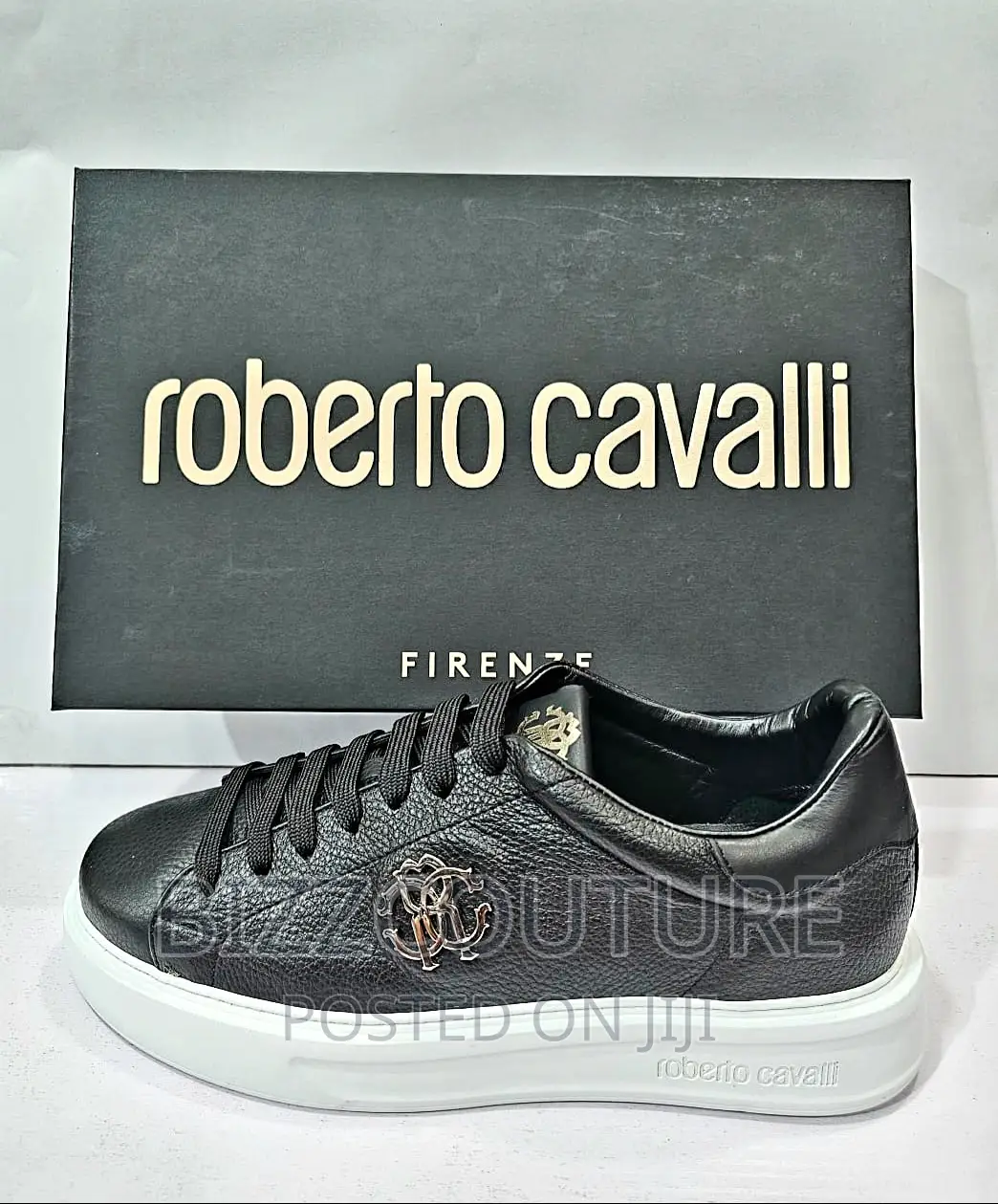 Original Italian Roberto Cavalli Sneakers Available in Store