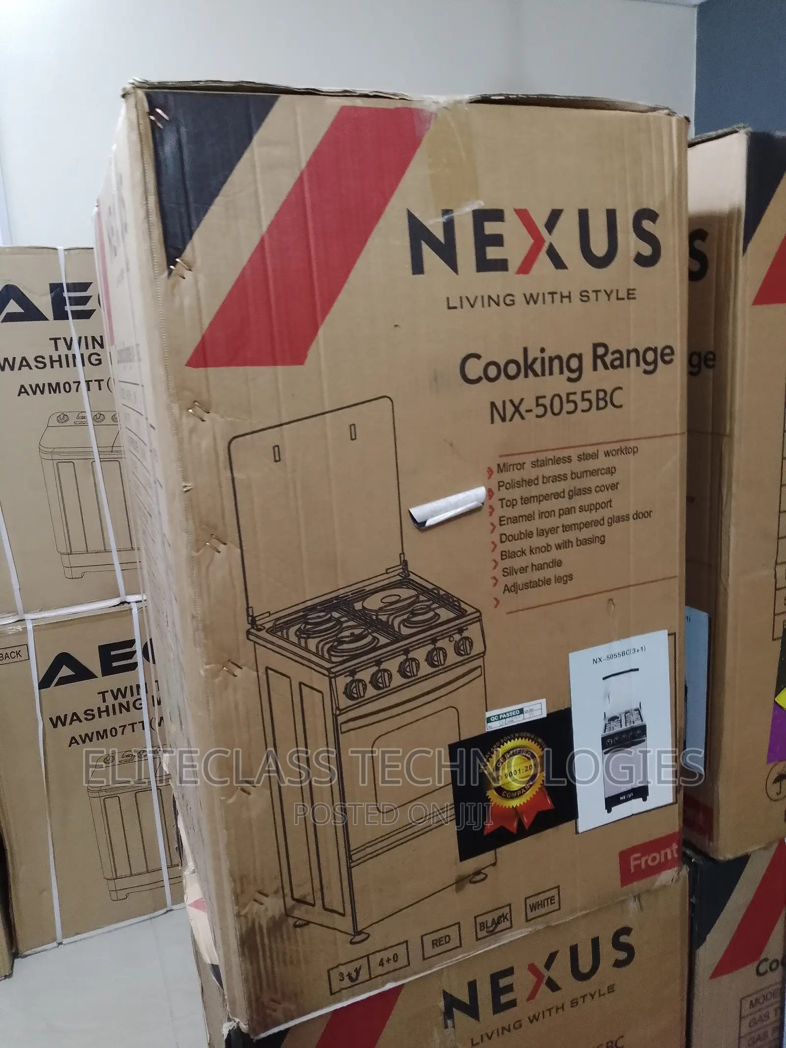 Nexus Versatile Cooking Functions Gas Cooker 3+1 Nx-5055bc