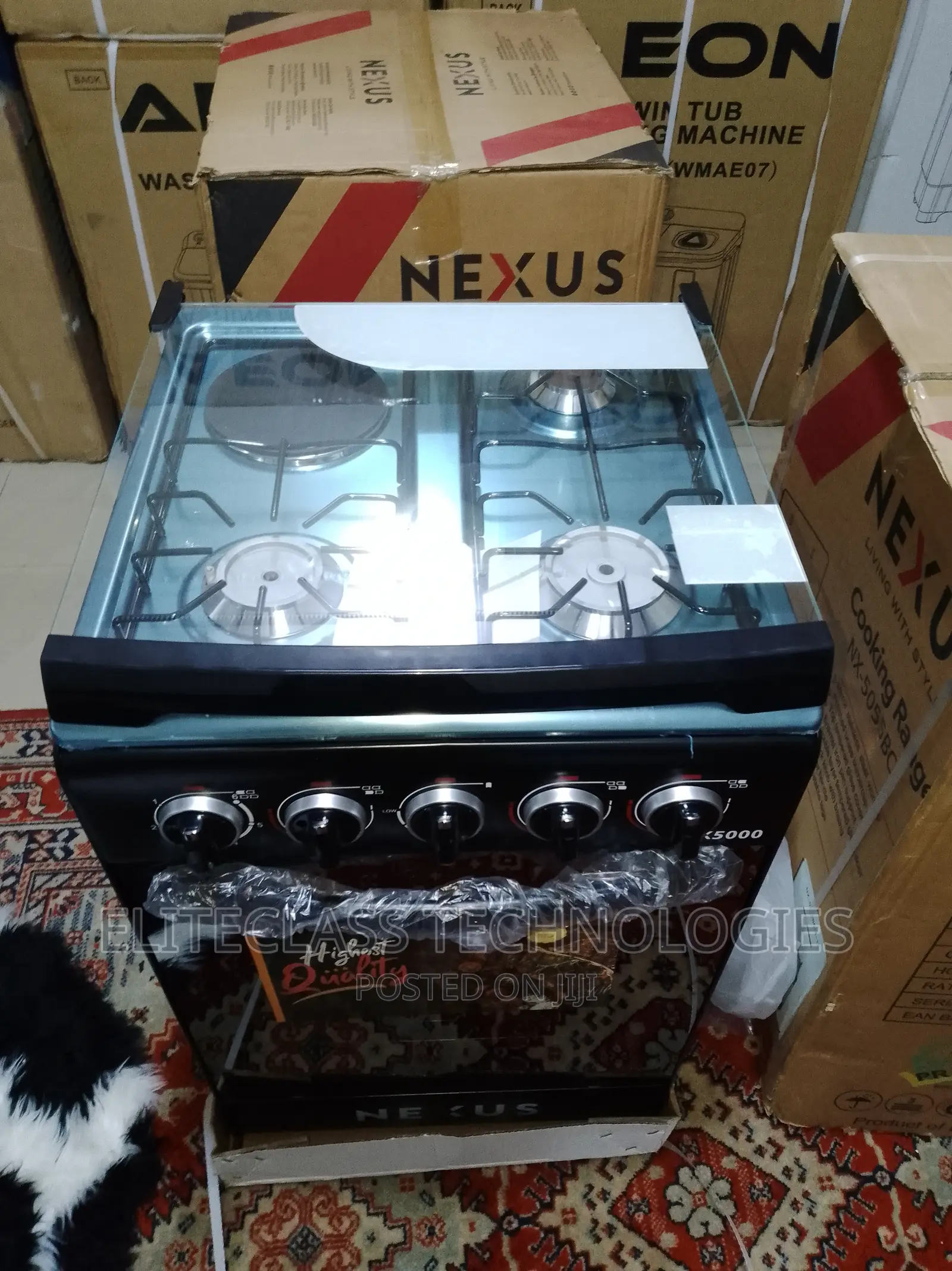 New Nexus Gas Cooker 3+1 Nx-5055bc-Baking, Heating Grilling