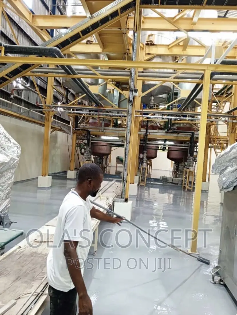Light Grey Epoxy Flooring