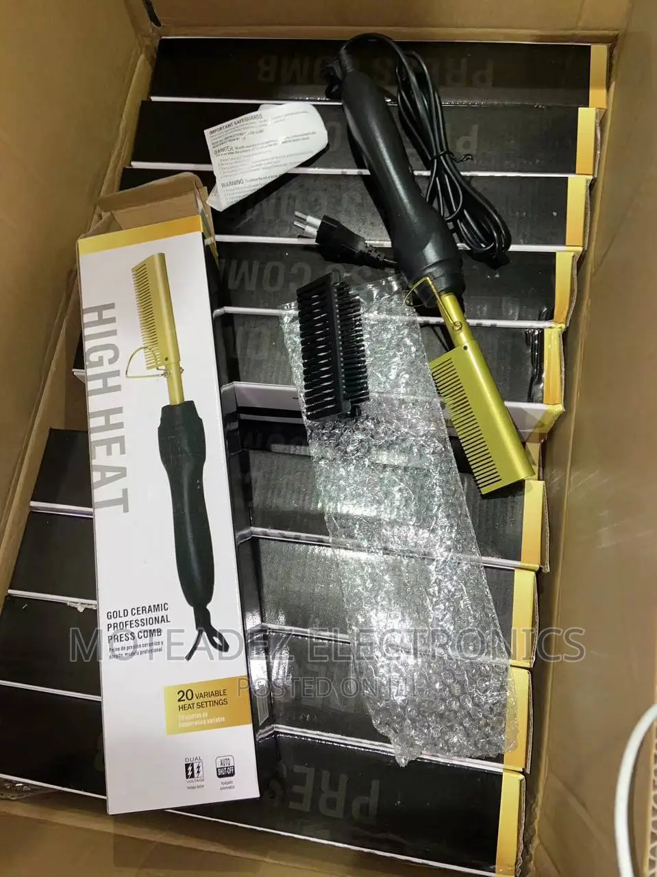 High Heat Professional Electric Hot Comb